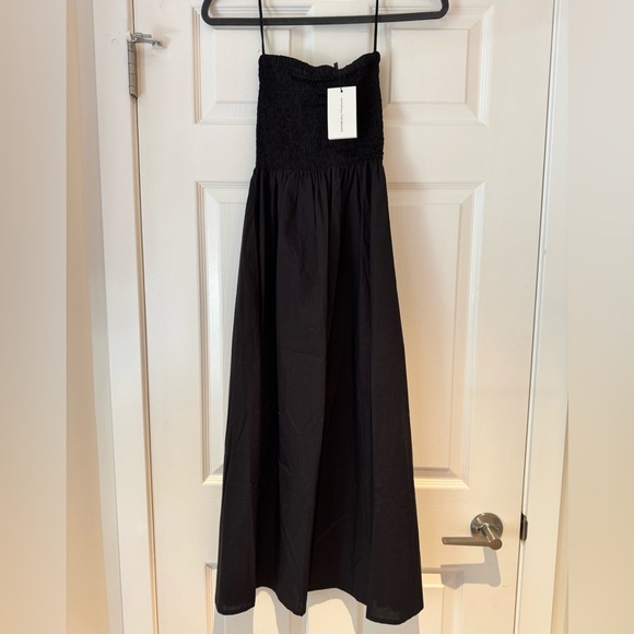 Faithful the Brand Black Strapless Midi Dress - NWT - Picture 2 of 5